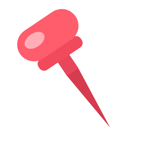 Purple Pushpin