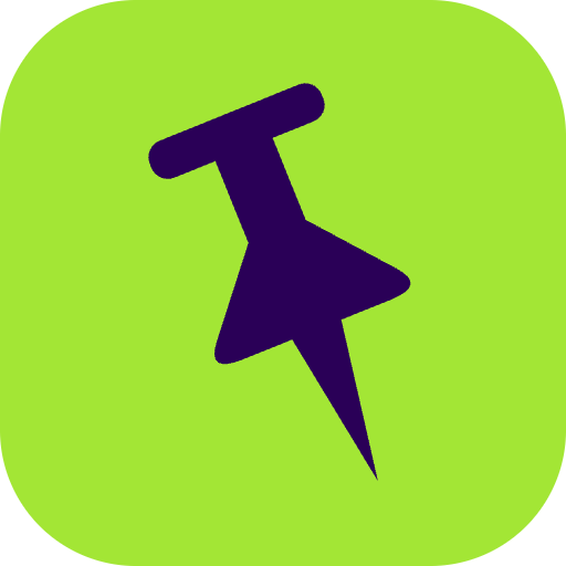 Purple Pushpin